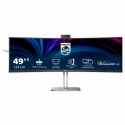 Philips 49B2U5900CH - 5000 Series - LED monitor - curved - USB - 49" (48.8" viewable) - 5120 x 1440 Dual Quad HD @ 75 Hz - VA - 400 cd / m² - 3000:1 - DisplayHDR 400 - 4 ms - 2xHDMI, DisplayPort, USB-C - speakers - black