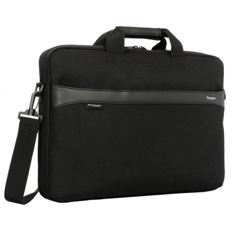 Targus GeoLite EcoSmart Slim Brief - Notebook carrying case - 17.3" - black - 2