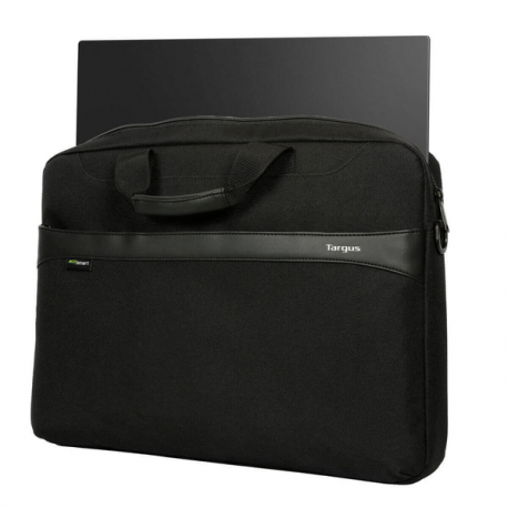Targus GeoLite EcoSmart Slim Brief - Notebook carrying case - 17.3" - black - 4