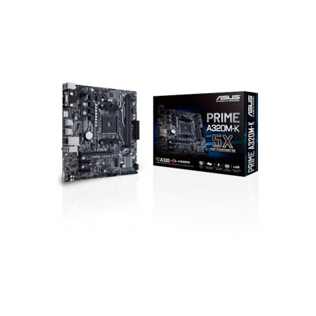 Asus PRIME A320M-K, AM4, SATA, M.2, uATX