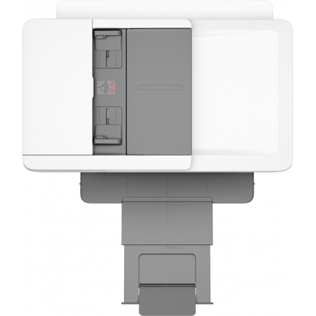 HP Officejet Pro 9720e Wide Format All-in-One - Multifunction printer - colour - ink-jet - A3 / Ledger (297 x 432 mm) (original) - A3 (media) - up to 18 ppm (copying) - up to 22 ppm (printing) - 250 sheets - USB 2.0, LAN, Wi-Fi(ac), Bluetooth - cement - 5