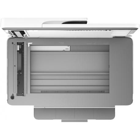 HP Officejet Pro 9720e Wide Format All-in-One - Multifunction printer - colour - ink-jet - A3 / Ledger (297 x 432 mm) (original) - A3 (media) - up to 18 ppm (copying) - up to 22 ppm (printing) - 250 sheets - USB 2.0, LAN, Wi-Fi(ac), Bluetooth - cement - 17