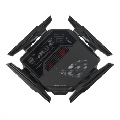 ASUS ROG Rapture GT-BE98 - - wireless router - 6-port switch - 10GbE, 5GbE, 2.5GbE, 802.11be - WAN ports: 2 - Wi-Fi 7 - Quad-Band - 2