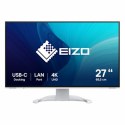 EIZO FlexScan EV2740X - With FlexStand - LED monitor - 27" - 3840 x 2160 4K - IPS - 350 cd / m² - 2000:1 - 5 ms - HDMI, DisplayPort, USB-C - speakers - white