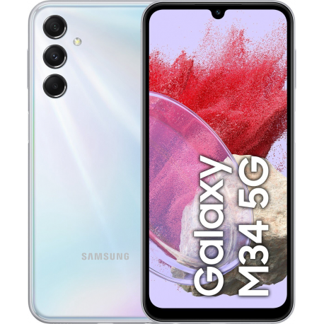 MOBILE PHONE GALAXY M34 5G/128GB SILVER SM-M346 SAMSUNG - 0