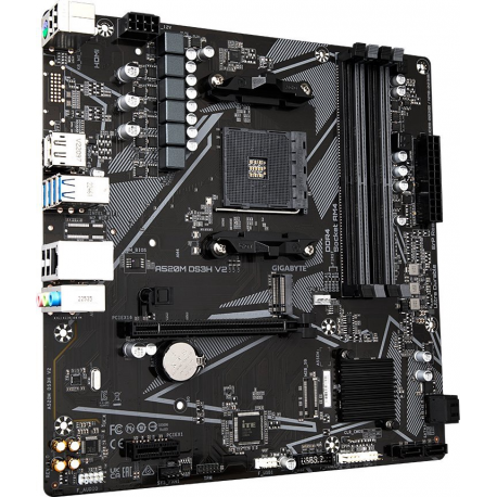 Mainboard|GIGABYTE|AMD A520|SAM4|Micro-ATX|Memory DDR4|Memory slots 4|1xPCI-Express 3.0 1x|1xPCI-Express 3.0 16x|1xM.2|1xHDMI|1x - 3