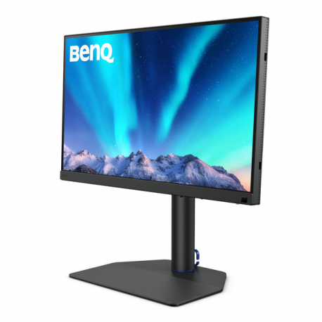 BenQ PhotoVue SW272Q - SW Series - LED monitor - 27" - 2560 x 1440 QHD @ 60 Hz - IPS - 300 cd / m² - 1000:1 - HDR10 - 5 ms - 2xHDMI, DisplayPort, USB-C - grey - 1
