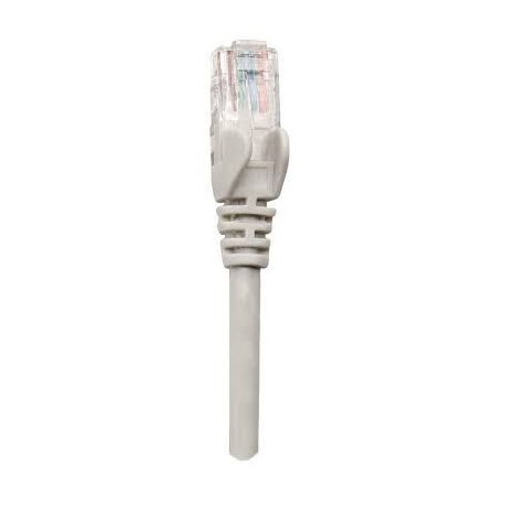 Intellinet Network Patch Cable, Cat6A, 0.25m, Grey, Copper, S / FTP, LSOH  /  LSZH, PVC, RJ45, Gold Plated Contacts, Snagless, Booted, Lifetime Warranty, Polybag - Patch cable - RJ-45 (M) to RJ-45 (M) - 25 cm - SFTP - CAT 6a - snagless - grey - 2