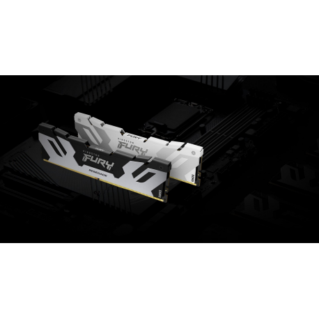 Kingston FURY Renegade - DDR5 - kit - 96 GB: 2 x 48 GB - DIMM 288-pin - 6000 MHz  /  PC5-48000 - CL32 - 1.35 V - unbuffered - on-die ECC - black / silver - 9