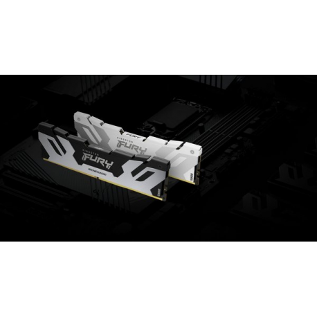 Kingston FURY Renegade - DDR5 - kit - 96 GB: 2 x 48 GB - DIMM 288-pin - 6000 MHz  /  PC5-48000 - CL32 - 1.35 V - unbuffered - on-die ECC - black / silver - 13