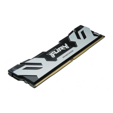 Kingston FURY Renegade - DDR5 - kit - 96 GB: 2 x 48 GB - DIMM 288-pin - 6000 MHz  /  PC5-48000 - CL32 - 1.35 V - unbuffered - on-die ECC - black / silver - 21