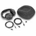 Poly Voyager Surround 80 UC - Voyager Surround 80 series - headset - over ear - Bluetooth - wireless - active noise cancelling - USB-C via Bluetooth adapter - black - Certified for Microsoft Teams Open Office