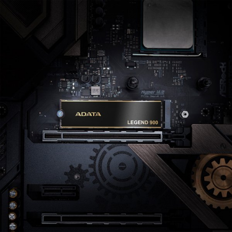 ADATA Legend 900 - SSD - 1 TB - internal - M.2 2280 - PCI Express 5.0 x4 (NVMe) - 256-bit AES - integrated heatsink - 11