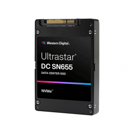 WD Ultrastar DC SN655 WUS5EA176ESP7E3 - SSD - 7.68 TB - internal - 2.5" - U.3 PCIe 4.0 (NVMe) - 0