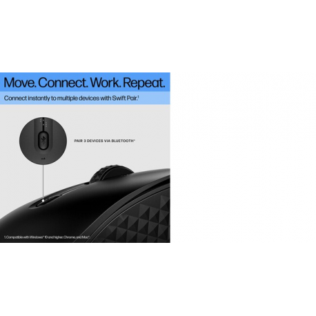 HP 425 - Mouse - programmable - 7 buttons - wireless - Bluetooth 5.3 - black - 19