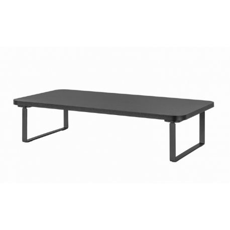 Gembird MS-TABLE-03 - Stand - rectangle - for monitor / notebook - plastic, particle board, steel - black - desktop - 2