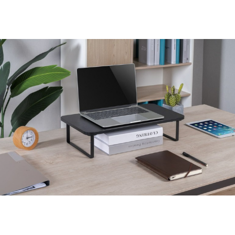 Gembird MS-TABLE-03 - Stand - rectangle - for monitor / notebook - plastic, particle board, steel - black - desktop - 7