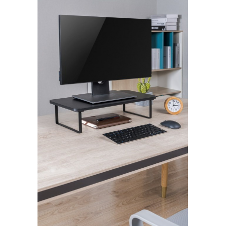 Gembird MS-TABLE-03 - Stand - rectangle - for monitor / notebook - plastic, particle board, steel - black - desktop - 8