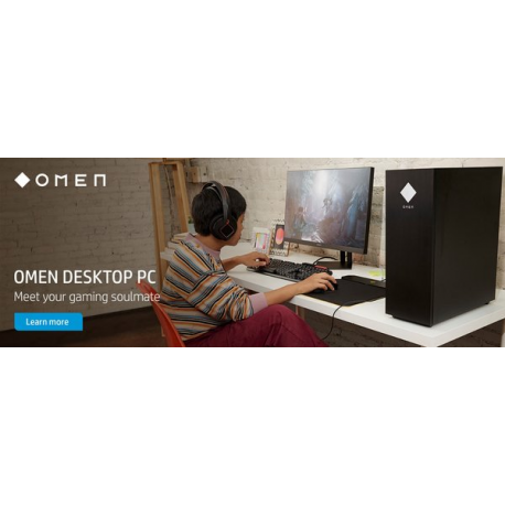 OMEN by HP 27qs - LED monitor - gaming - 27" - 2560 x 1440 QHD @ 240 Hz - IPS - 400 cd / m² - 1000:1 - 1 ms - 2xHDMI, DisplayPort - speakers - black - 23