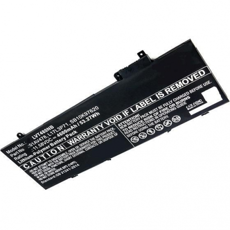 CoreParts - Laptop battery - lithium polymer - 4600 mAh - 53.3 Wh - black - for Lenovo ThinkPad T480s 20L7 - 0