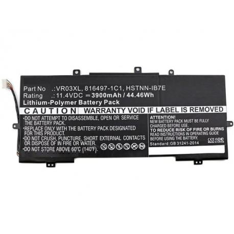 CoreParts - Laptop battery - lithium polymer - 3900 mAh - 44.5 Wh - black - for HP ENVY Laptop 13-D001TU, 13-D005TU, 13-D007TU, 13-d008tu - 0