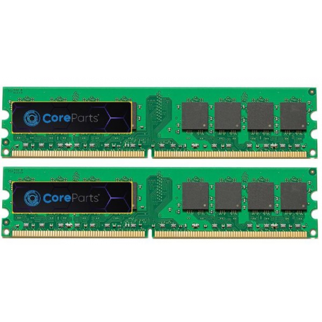 CoreParts - DDR2 - kit - 8 GB: 2 x 4 GB - DIMM 240-pin - 800 MHz  /  PC2-6400 - registered - ECC - 0