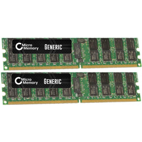 CoreParts - DDR2 - kit - 8 GB: 2 x 4 GB - DIMM 240-pin - 667 MHz  /  PC2-5300 - registered - ECC Chipkill - for Lenovo System x3455; x3655; x3950 M2 - 0