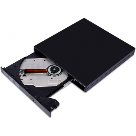 CoreParts Slim - Disk drive - DVD-RW - SuperSpeed USB 3.0 - external - black - 3