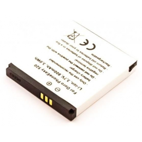 CoreParts - Battery - Li-Ion - 800 mAh - 3 Wh - for Doro PhoneEasy 520X, 606, 613, 621, 622, 624, 626, 631, 632 - 0