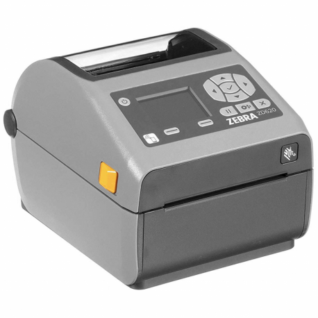 DT Printer ZD620, LCD; Standard EZPL, 203 dpi, EU and UK Cords, USB, USB Host, Serial, Ethernet, 802.11, BT, Cutter ROW - 1