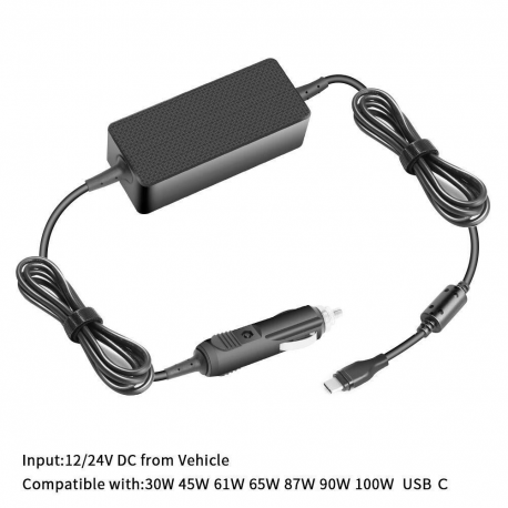 CoreParts - Car power adapter - 12 - 24 V - 100 Watt - 0