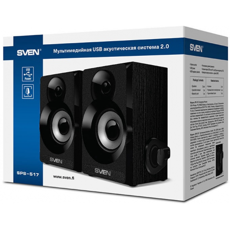 SVEN SPS-517 USB-powered (2x3W), Volume control - 2
