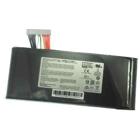 CoreParts - Laptop battery (equivalent to: MSI BTY-L77, MSI 2PE-022CN, MSI 2QD-1019XCN, MSI 2QD-292XCN, MSI 2QE-209CN, MSI 2QE-212CN, MSI 2QD-005XCN, MSI 2QE-1679CN, MSI 2QE-1813CN) - Lithium Ion - 7500 mAh - 83 Wh - black - for MSI GT72; GT72 2PC; GT72 2PE; GT72 2QD; GT72 2QE; GT72 6QD; GT72 6QE - 0
