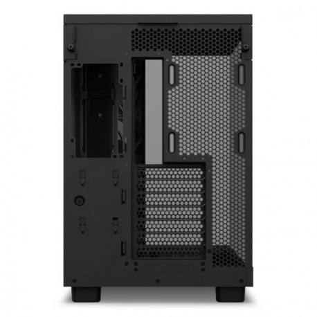NZXT H series H6 Flow RGB - Mid tower - ATX - windowed side panel (tempered glass) - no power supply - matte black - USB/Audio - 16