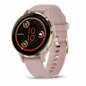 Garmin Venu 3S - 41 mm - dust rose - smart watch with band - silicone - wrist size: 110-175 mm - display 1.2" - 8 GB - Bluetooth, Wi-Fi, ANT+ - 40 g