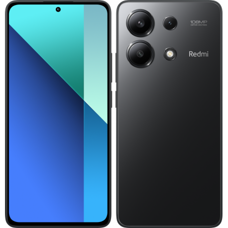 Xiaomi Redmi Note 13 Midnight Black 6.67 " AMOLED 1080 x 2400 pixels Qualcomm Internal RAM 6 GB 128 GB Dual SIM 4G Main camera 1