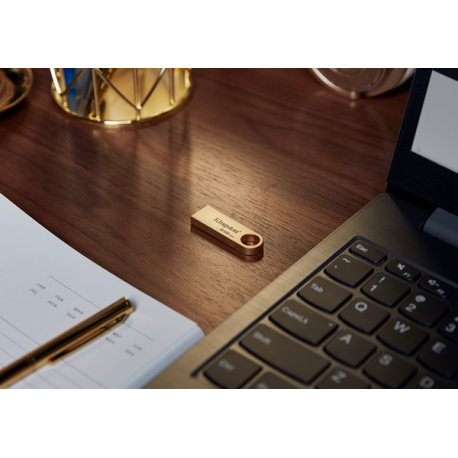 Kingston DataTraveler SE9 G3 - USB flash drive - 64 GB - USB 3.2 Gen 1 - gold - 6