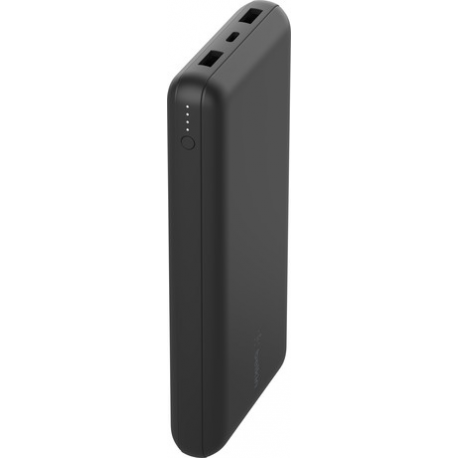 Belkin BoostCharge - Power bank - 26000 mAh - 32 Watt - Fast Charge, PD - 4 output connectors (USB, 24 pin USB-C) - on cable: USB-C - 2