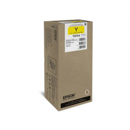 Epson T9744 - XXL size - yellow - original - ink pack - for WorkForce Pro WF-C869R - 1