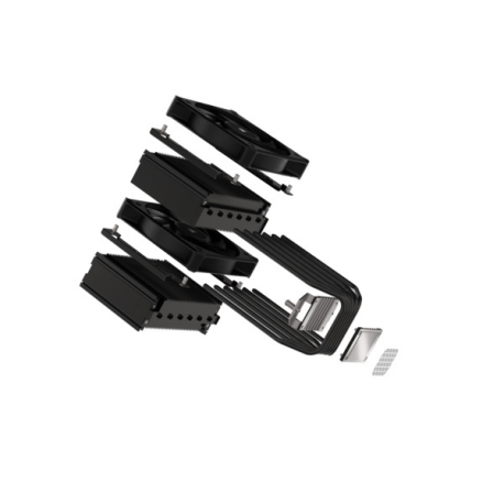 CORSAIR A115 - Processor cooler - (for: LGA1700, LGA1200, LGA1150, LGA1151, LGA1155, LGA1156, AM4, AM5) - copper base - 140 mm - 16