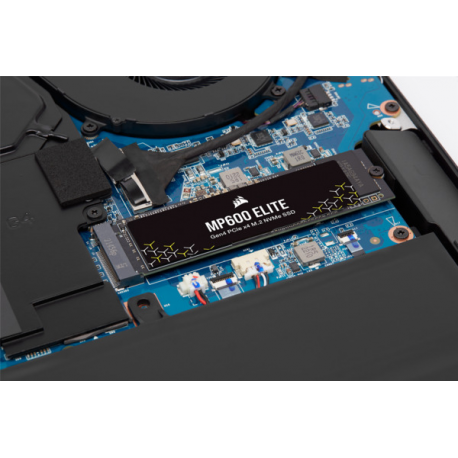 CORSAIR MP600 ELITE - SSD - encrypted - 1 TB - internal - M.2 2280 - PCIe 4.0 x4 (NVMe) - 256-bit AES - 2