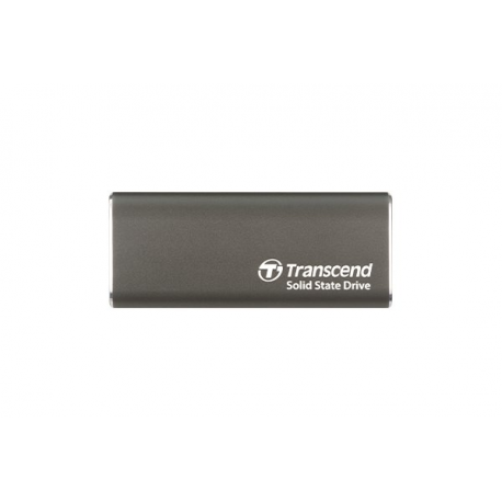 Transcend ESD265C - SSD - 500 GB - external (portable) (USB-C connector) - 256-bit AES - iron grey - 0