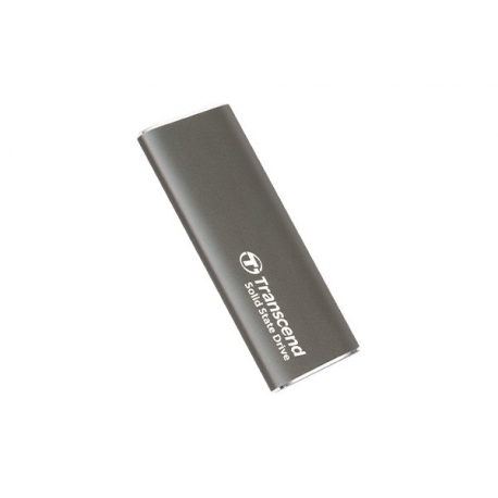 Transcend ESD265C - SSD - 1 TB - external (portable) (USB-C connector) - 256-bit AES - iron grey - 1