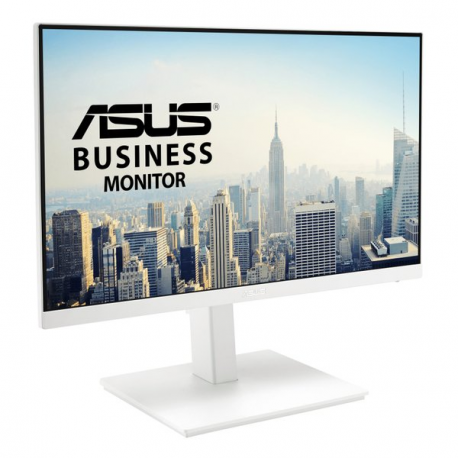 ASUS VA24EQSB-W - LED monitor - 24" (23.8" viewable) - 1920 x 1080 Full HD (1080p) @ 75 Hz - IPS - 300 cd / m² - 1000:1 - 5 ms - HDMI, VGA, DisplayPort - speakers - white - 2