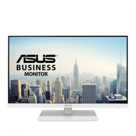 ASUS VA24EQSB-W - LED monitor - 24" (23.8" viewable) - 1920 x 1080 Full HD (1080p) @ 75 Hz - IPS - 300 cd / m² - 1000:1 - 5 ms - HDMI, VGA, DisplayPort - speakers - white - 9