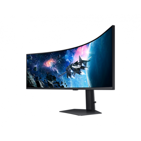 Samsung Odyssey G9 S49CG954EU - G95C Series - LED monitor - gaming - curved - 49" - 5120 x 1440 Dual Quad HD @ 240 Hz - VA - 450 cd / m² - 2500:1 - DisplayHDR 1000 - 1 ms - 2xHDMI, DisplayPort - black - 11