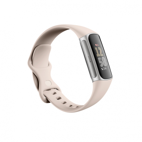 Fitbit Charge 6 - Silver aluminium - activity tracker with infinity band - silicone - porcelain - NFC, Bluetooth - 1