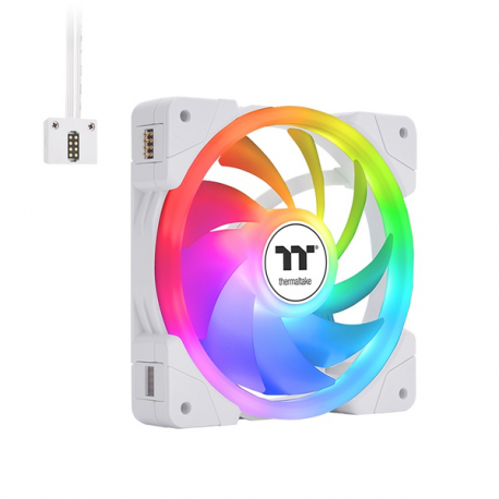 Thermaltake SWAFAN EX14 ARGB - Premium Edition - case fan - 140 mm - white (pack of 3) - 0