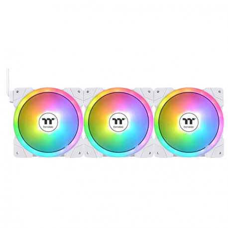 Thermaltake SWAFAN EX14 ARGB - Premium Edition - case fan - 140 mm - white (pack of 3) - 5
