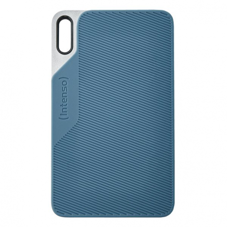 Intenso TX100 - SSD - 1 TB - external (portable) - USB 3.2 Gen 1x1 (USB-C connector) - grey-blue - 5